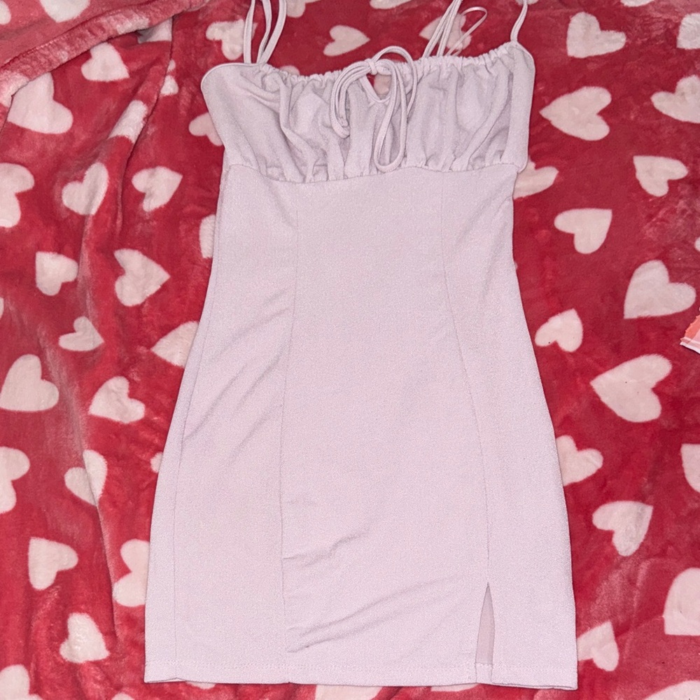 Cute Simple Pale Pink Dress